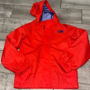 EUC The North Face Resolve Rain Jacket YS